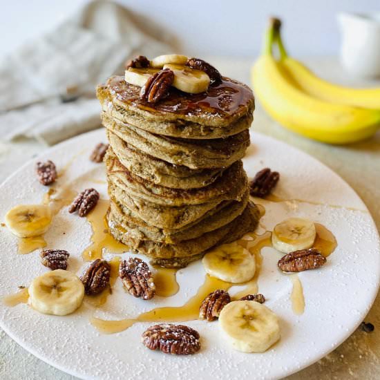Banana Flour Pancakes - Recipe photo by AubreysKitchen