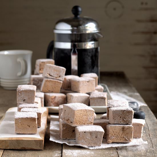 coffee espresso marshmallows - Recipe photo by davebakes