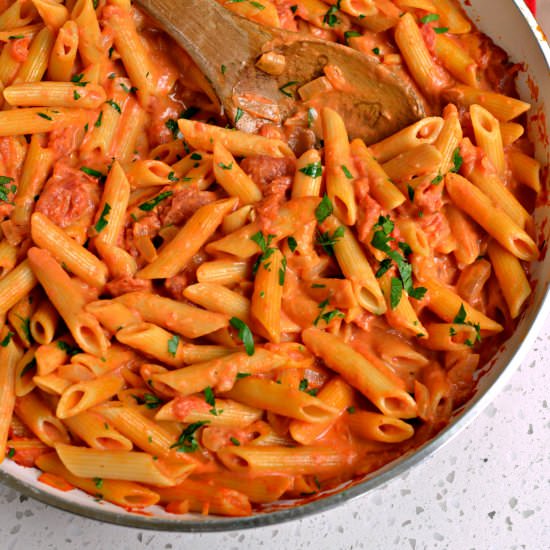 Penne alla Vodka - Recipe photo by Small Town Woman