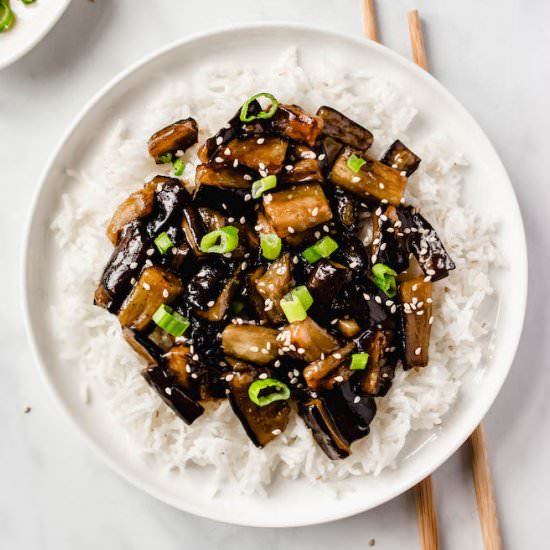 Chinese Eggplants With Garlic Sauce - Recipe photo by damnspicy