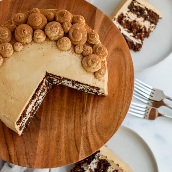 Chocolate Mocha Cake - Recipe photo by themarblekitchen