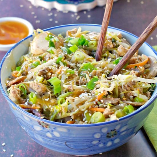 Egg Roll in a Bowl - Recipe photo by Food Meanderings