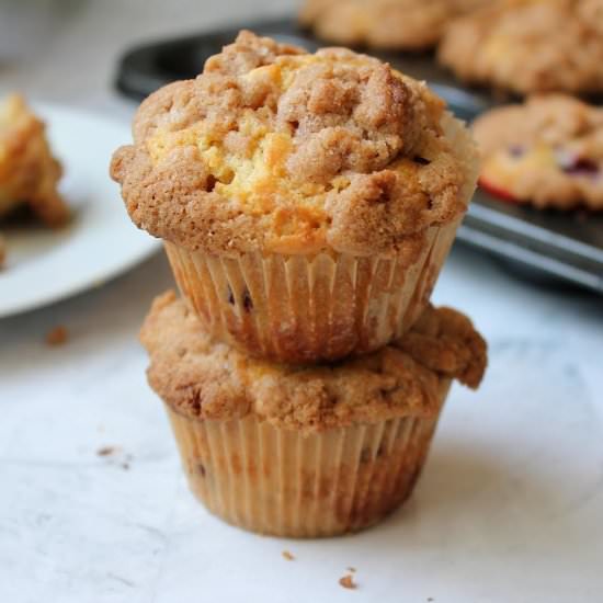 Healthy Blackberry Muffins - Recipe photo by thegranoladiaries