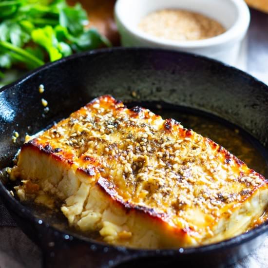 BAKED FETA WITH HONEY AND ZAATAR - Recipe photo by unicorns in the kitchen