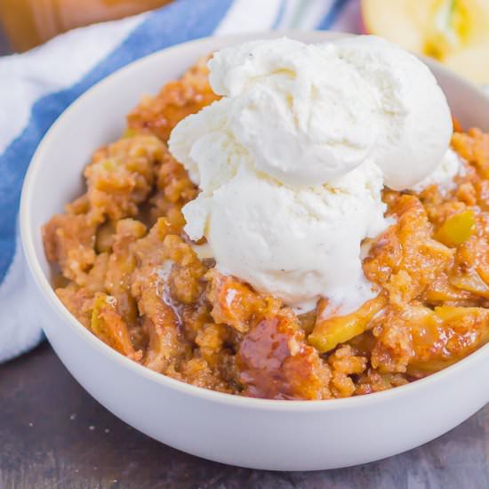 Caramel Apple Cobbler - Recipe photo by pumpkinnspice