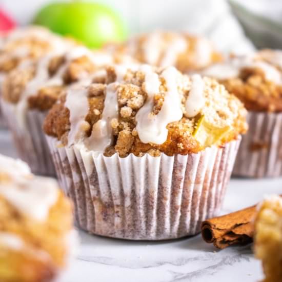 Apple Crumb Muffins - Recipe photo by gingersnapsbakingaffairs