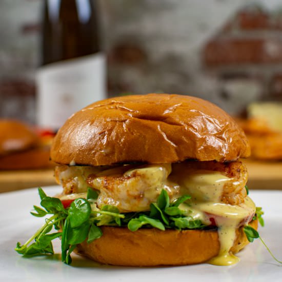 Grilled Prawn Sandwich - Recipe photo by AnotherFoodBlogger