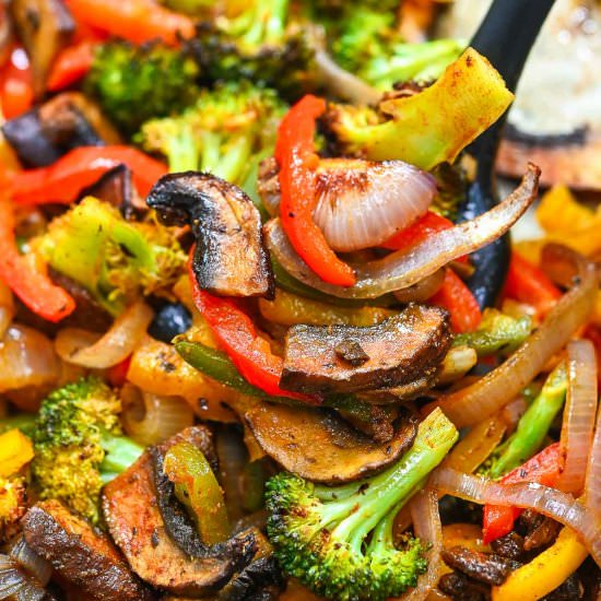 Easy Fajita Vegetables - Recipe photo by COOKTORIA
