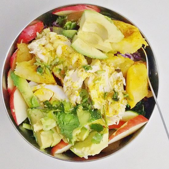 Winter Squash, Apples Salad Bowl - Recipe photo by escapetofood