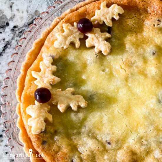 Cranberry Sugar Pie - Recipe photo by Encharted Cook