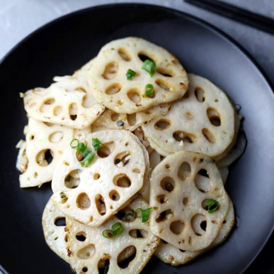 Chinese Lotus Root Stir Fry - Recipe photo by adailyfood
