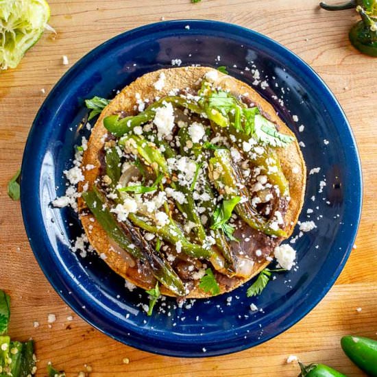 Chiles Toreados - Recipe photo by MexicanPlease