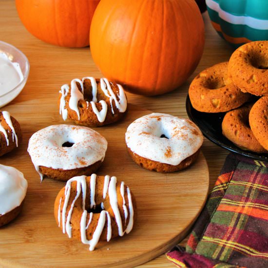 Baked Pumpkin Donuts - Recipe photo by eyesclosedcooking