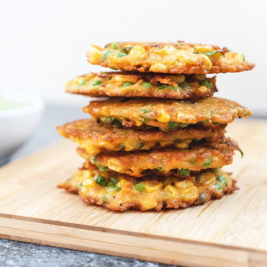Easy Gluten Free Vegetable Fritters - Recipe photo by BlueSkyEating