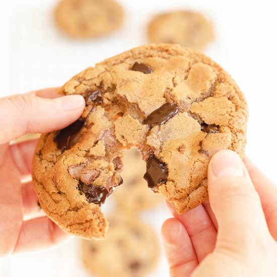 Gluten Free Chocolate Chip Cookies - Recipe photo by BlueSkyEating