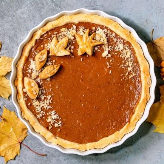 Pumpkin Pie Recipe from Scratch - Recipe photo by soapdeli