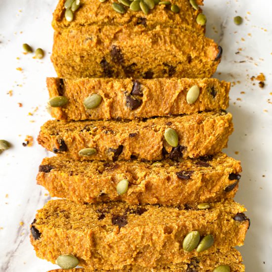 Pumpkin Chocolate Chip Bread - Recipe photo by frozen_bananas_