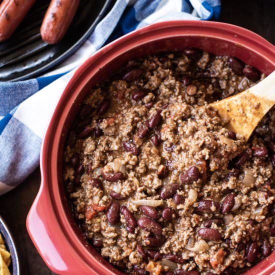 Simple Beef Chili - Recipe photo by dudethatcookz