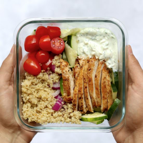 Greek Chicken Meal Prep - Recipe photo by KathleensCravings