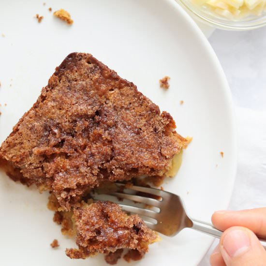 Cinnamon Sugar Apple Cake - Recipe photo by KathleensCravings