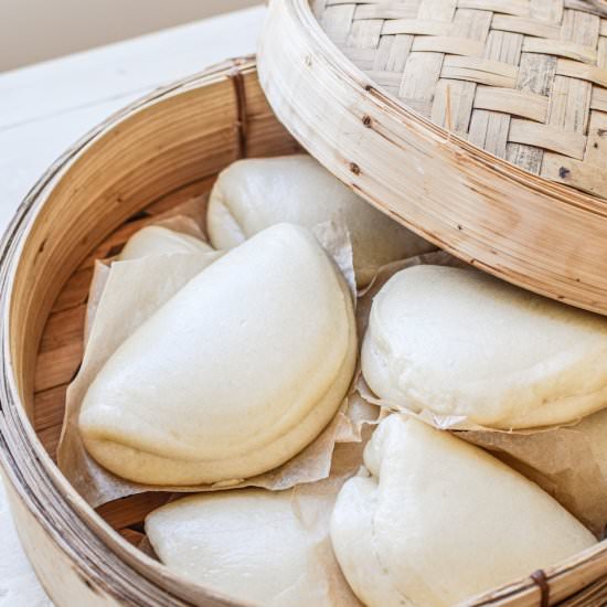 Sourdough Bao Buns (Gua Bao) - Recipe photo by Home Grown Happiness