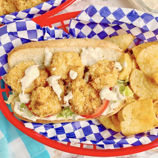 Baked Shrimp Po' Boy - Recipe photo by Theyummymuffin