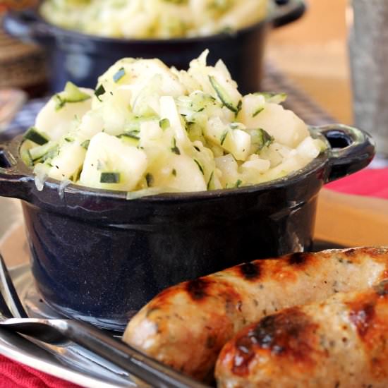 German Potato Salad with Cucumbers - Recipe photo by CouponClippingCook