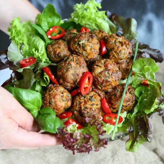 Baked Carrot Halloumi Balls - Recipe photo by angiesrecipes