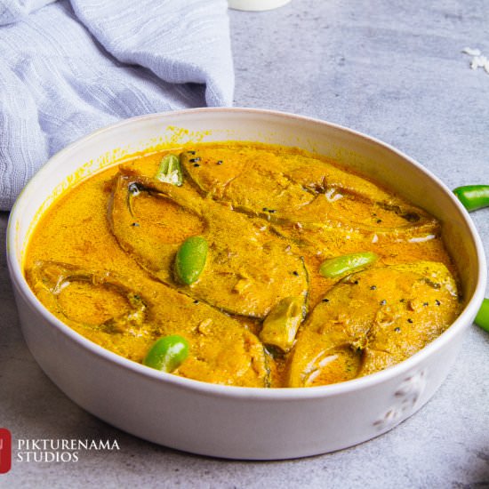 Sorshe Ilish Hilsa mustard paste - Recipe photo by anindya0909