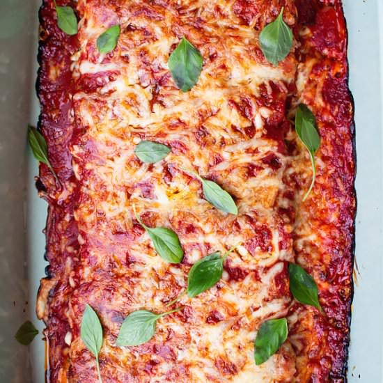 Baked Cannelloni with Spinach - Recipe photo by MasalaHerb