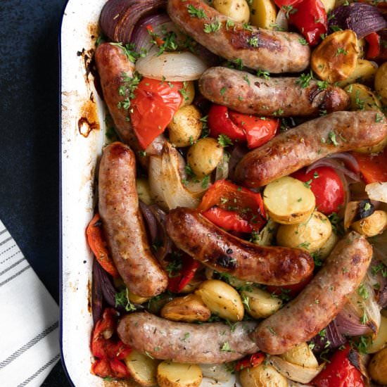 Sausage and Potatoes - Recipe photo by theforkedspoon