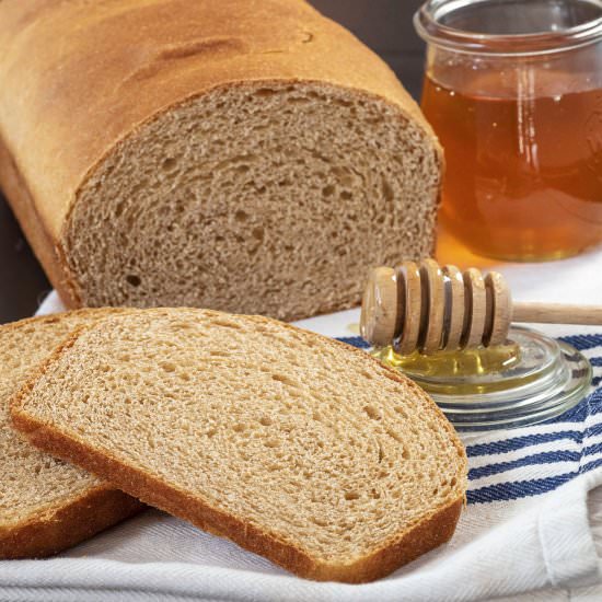 White Whole Wheat Sandwich Bread - Recipe photo by TheRedheadBaker