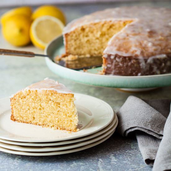 Lemon drizzle olive oil cake - Recipe photo by Recipe Crumbs