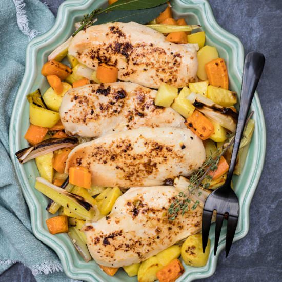 Sheet Pan Chicken and Vegetables - Recipe photo by Chef Molly