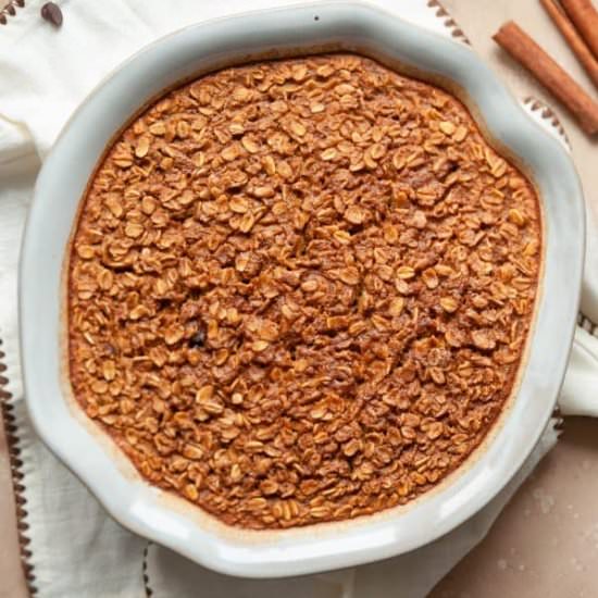 Pumpkin Baked Oatmeal - Recipe photo by erinliveswhole
