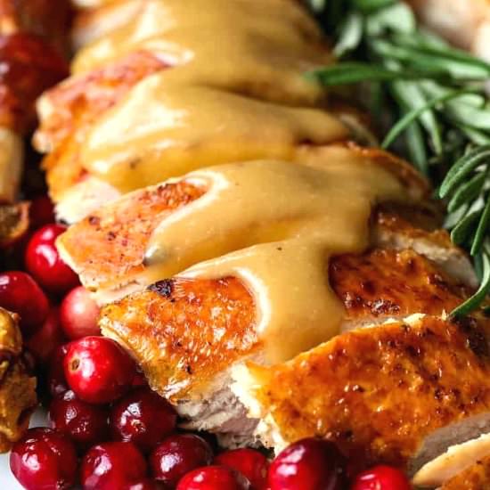 Simple Roast Turkey - Recipe photo by mantitlement