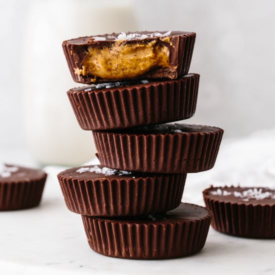 Almond Butter Cups - Recipe photo by Downshiftology