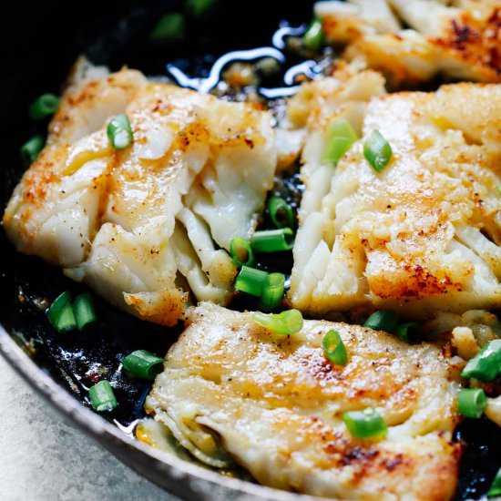 garlic butter cod fish - Recipe photo by PrimaveraKitchen