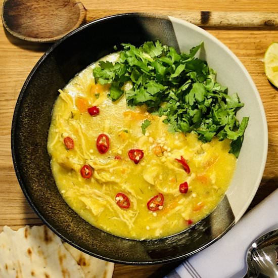 Herby Chicken Curry Soup - Recipe photo by La Faguette