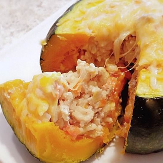 Stuffed Pumpkin - Recipe photo by Homemade Japanese Food