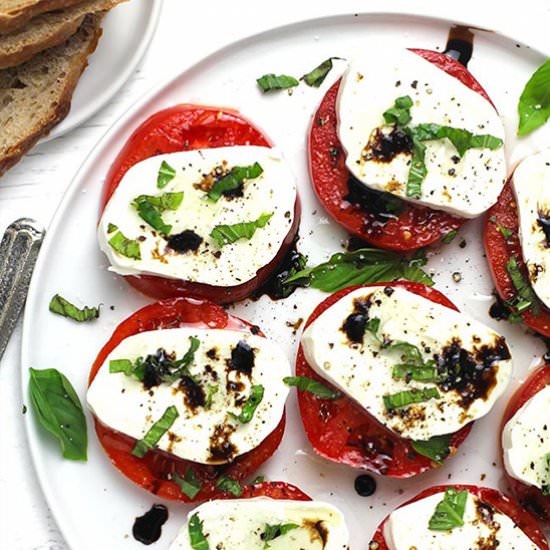 Classic Caprese Salad with Balsamic - Recipe photo by suebeehomemaker