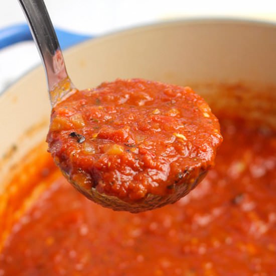 Easy Homemade Marinara Sauce - Recipe photo by suebeehomemaker