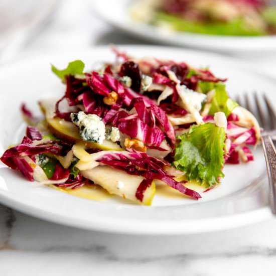 Pear Salad with Gorgonzola - Recipe photo by FromScratchFast