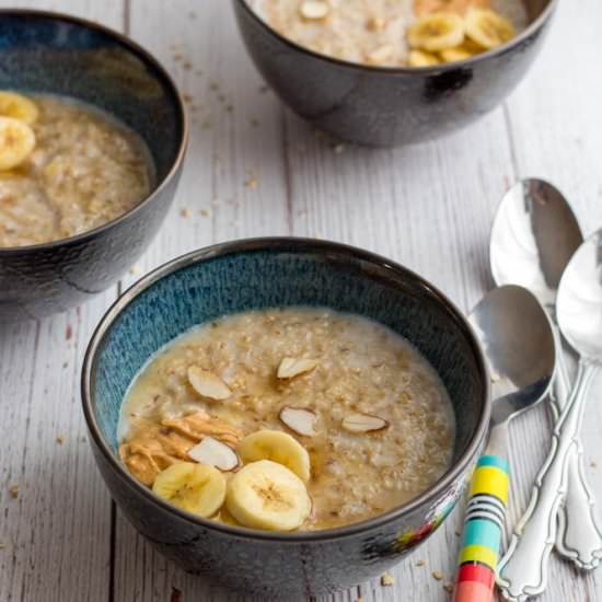 Creamy Instant pot steel cut oats - Recipe photo by simplefreshnyum