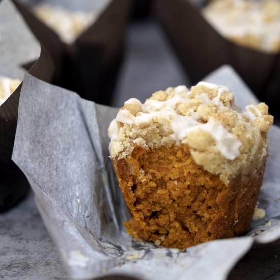 Small Batch Pumpkin Muffins - Recipe photo by simmerandsauce