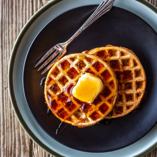 Pumpkin Spice Chaffles - Recipe photo by primalwellnesscoach