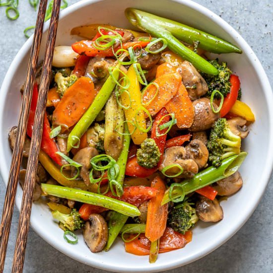 SWEET & SOUR VEGETABLE STIR FRY - Recipe photo by healthyfitnessmeals