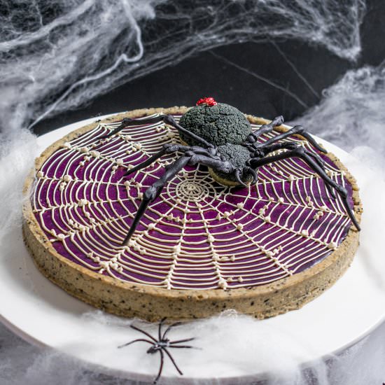 Halloween Spiderweb Tart - Recipe photo by sugaryums
