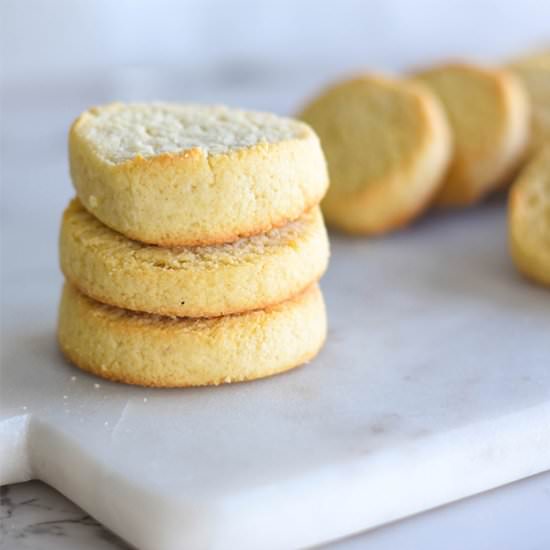 Keto Shortbread Cookies - Recipe photo by FoodborneWellness