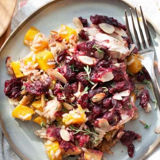 Cranberry Chicken Casserole - Recipe photo by erinliveswhole